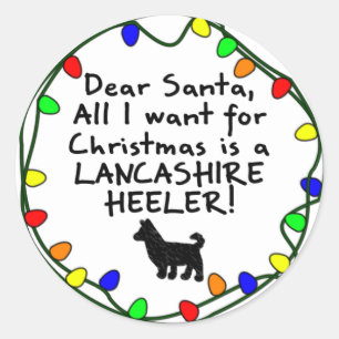 Liebe Sankt Lancashire Heeler Runder Aufkleber