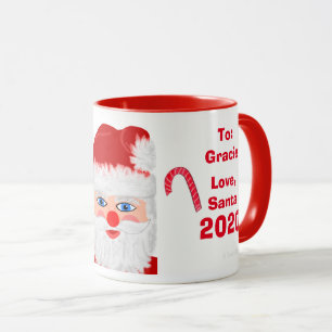 Liebe Santa Christmas Keepake Personalisieren Tasse