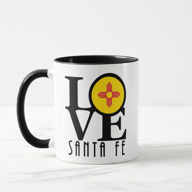 LIEBE Santa Fe New mexico 11oz Tasse (Links)