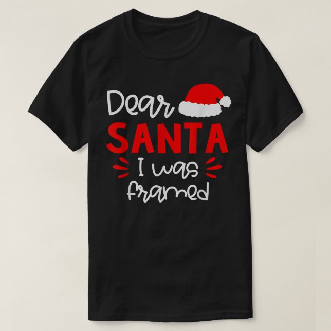 Liebe Santa Funny Matching Familie Weihnachten Paj T-Shirt (Design vorne)