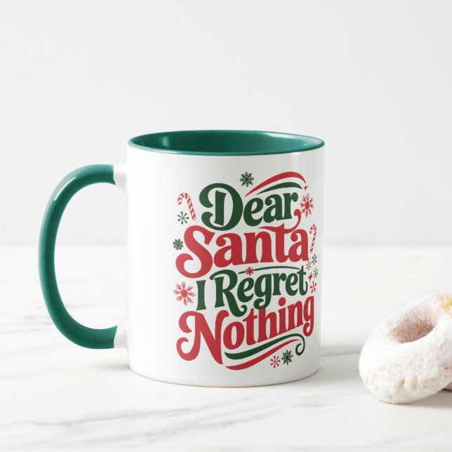 Liebe Santa I Bedret Nothing Tasse (Mit Donut)