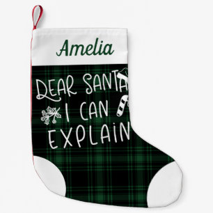 Liebe Santa I erklärt Niedliches Funny Kleiner Weihnachtsstrumpf