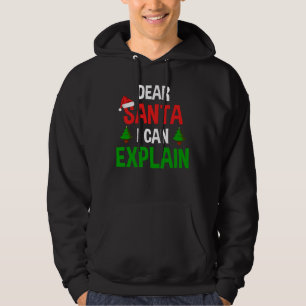 Liebe Santa I kann sonnige Weihnachten erklären Hoodie