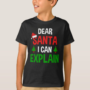 Liebe Santa I kann sonnige Weihnachten erklären T-Shirt