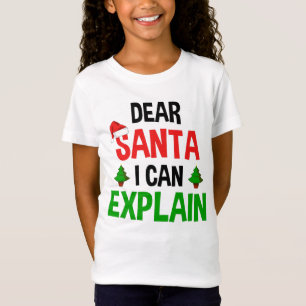 Liebe Santa I kann sonnige Weihnachten erklären T-Shirt