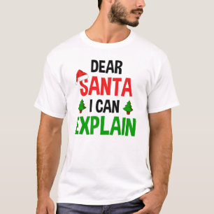 Liebe Santa I kann sonnige Weihnachten erklären T-Shirt