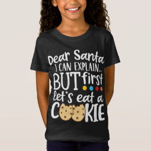 Liebe Santa I kann Weihnachten Niedlich erklären T-Shirt