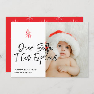 Liebe Santa I kann Weihnachten Personalisiert erkl