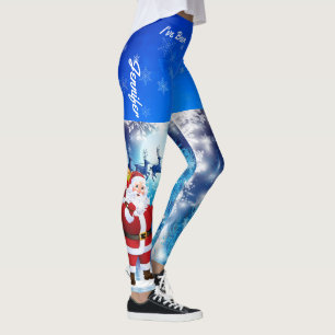 Liebe Santa I war ein gutes Mädchen Frauen Leggin Leggings