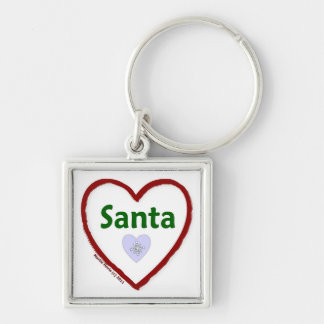 Liebe Santa Schlüsselanhänger