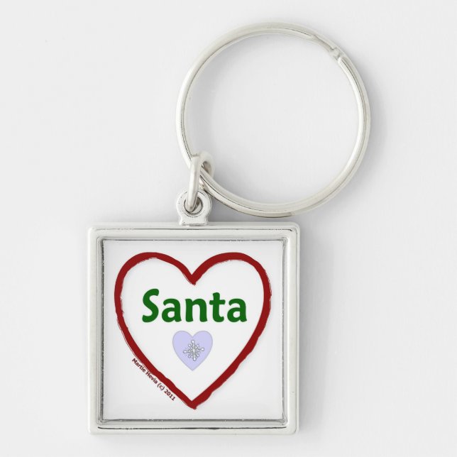 Liebe Santa Schlüsselanhänger (Vorne)