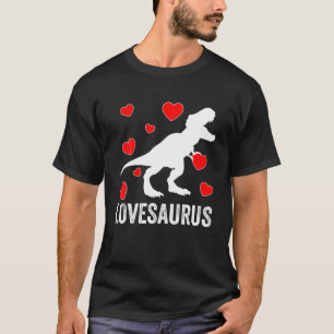 Liebe Saurus T Rex Dinosaur Funny Valentinstag Ou T-Shirt