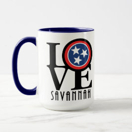 LIEBE Savannah Tennessee 15oz Tasse