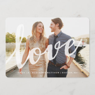 Liebe Save the Date Fotokarte