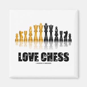 Liebe-Schach Magnet