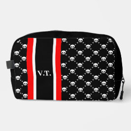 Liebe, Schädel und Knochen Waschbeutel