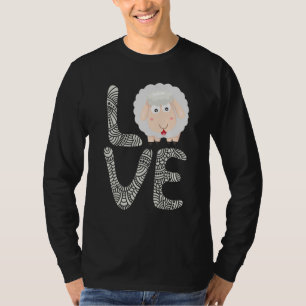 Liebe Schafe Bauer Hertier T-Shirt