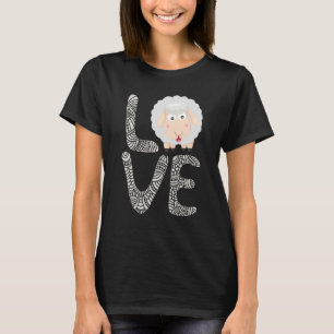 Liebe Schafe Bauer Hertier T-Shirt