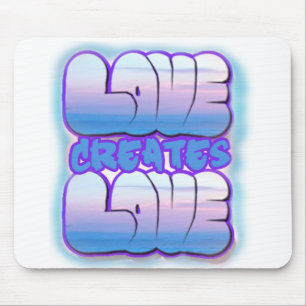 Liebe schafft niedliches mousepad Geschenk der