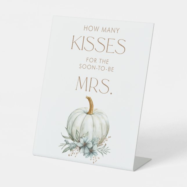 Liebe schätzen, wie viele Küsse Sockelschild (Vorderseite)