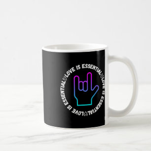 Liebe Schild Behinderung Bewusstsein Kaffeetasse