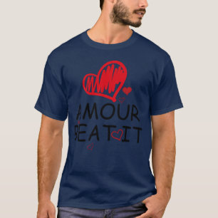 Liebe schlage es Familie T-Shirt