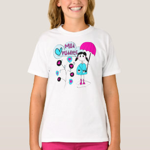 Liebe-Schlamm-Pfützen des Mädchen-I T-Shirt