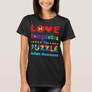 Liebe schließt das Puzzle ab T-Shirt