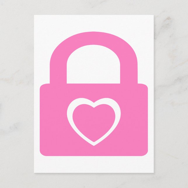 Liebe schloss sich ein. postkarte (Vorderseite)
