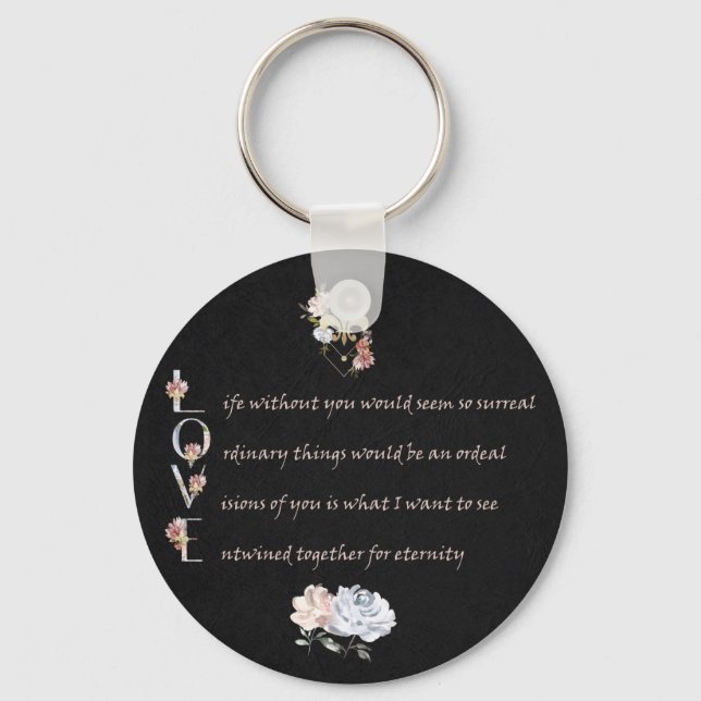 Liebe Schlüsselanhänger (Vorderseite)