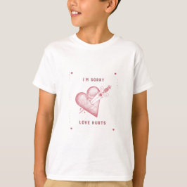 Liebe schmerzt | Dunkle Romantik gebrochenes Herz T-Shirt