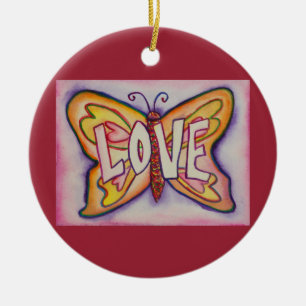 Liebe Schmetterling Weltkulturerbe der Unesco Keramik Ornament