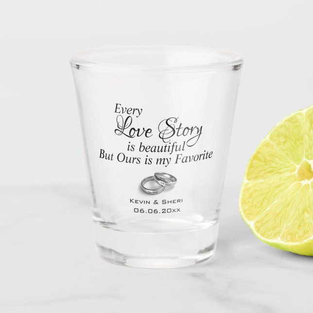 Liebe Schnapsglas (Vorderseite)
