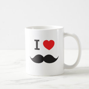 Liebe-Schnurrbart-Tasse Tasse