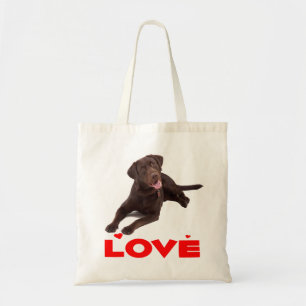 Liebe Schokolade Braunbraun Labrador Retriever Wel Tragetasche