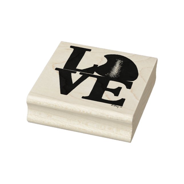 LIEBE Schokolade Drop Candy Valentinstag Gummistempel (Stempel)