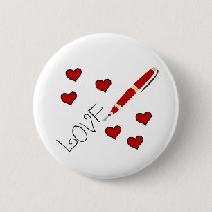Liebe (Schreiben) Button