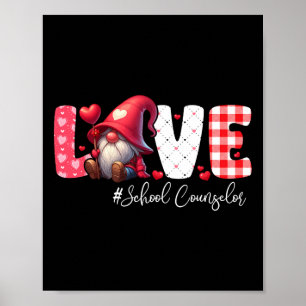 Liebe Schulberater Kostüm Gnome Valentine's Da Poster