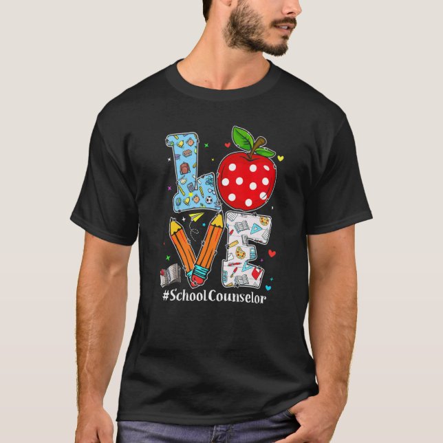 Liebe Schulberater Lehrer Bewertung Funny C T-Shirt (Vorderseite)