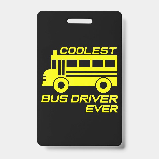Liebe Schulbusfahrer coolster Busfahrer Ausweis (Vorderseite)