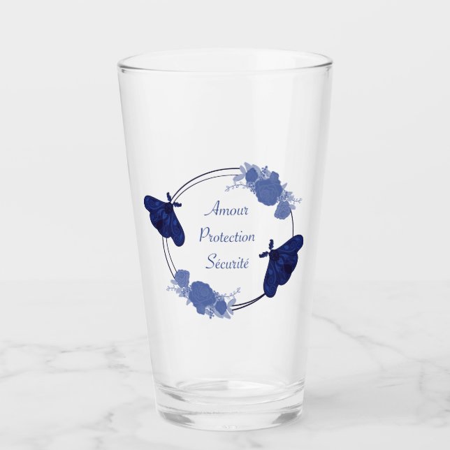 Liebe, Schutz, Sicherheit Glas (Vorderseite)