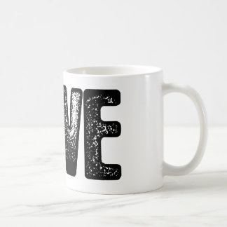 Liebe - Schwarzes Kaffeetasse