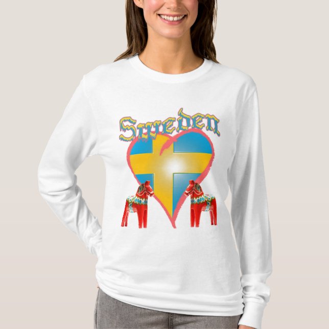 Liebe Schweden T-Shirt (Vorderseite)