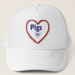 Liebe: Schweine - Hut Truckerkappe