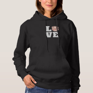 Liebe Schweinefleisch Hoodie