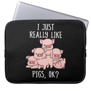 Liebe Schweinegeschenk Frauen Schweinegeschenke Ni Laptopschutzhülle