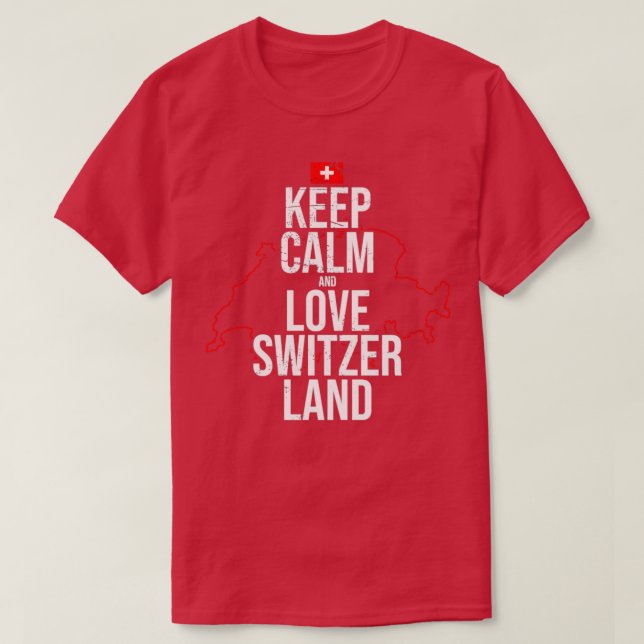 Liebe Schweiz T-Shirt (Design vorne)