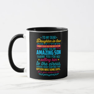 Liebe Schwiegertochter, ich gab dir meinen erstaun Tasse
