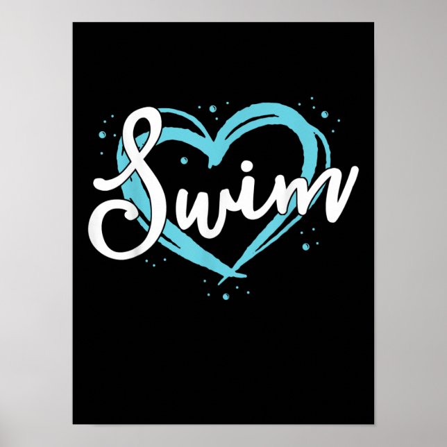 Liebe Schwimmen Schwimmerteam Herzlich Willkommen  Poster (Vorne)