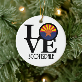LIEBE Scottsdale Arizona Keramik Ornament